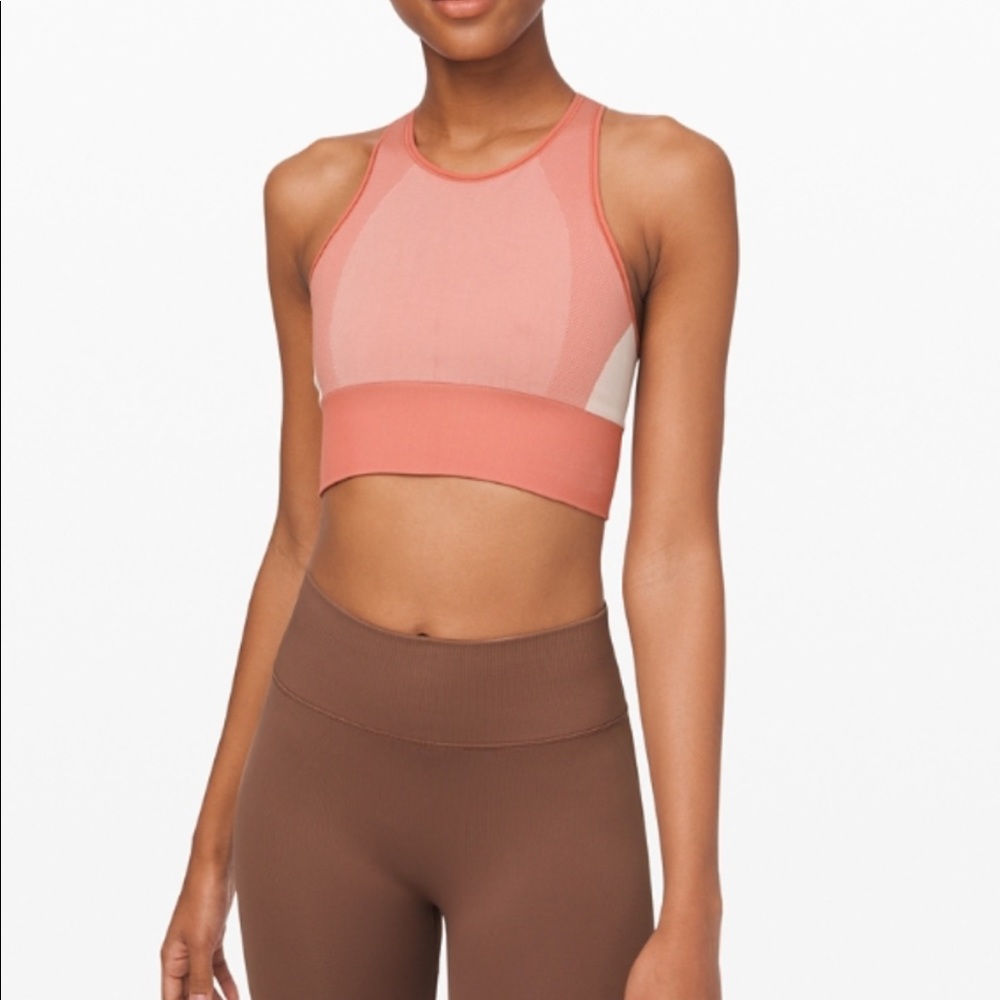 NWT Lululemon Ebb to Train Abstract Bra $68-Size 8